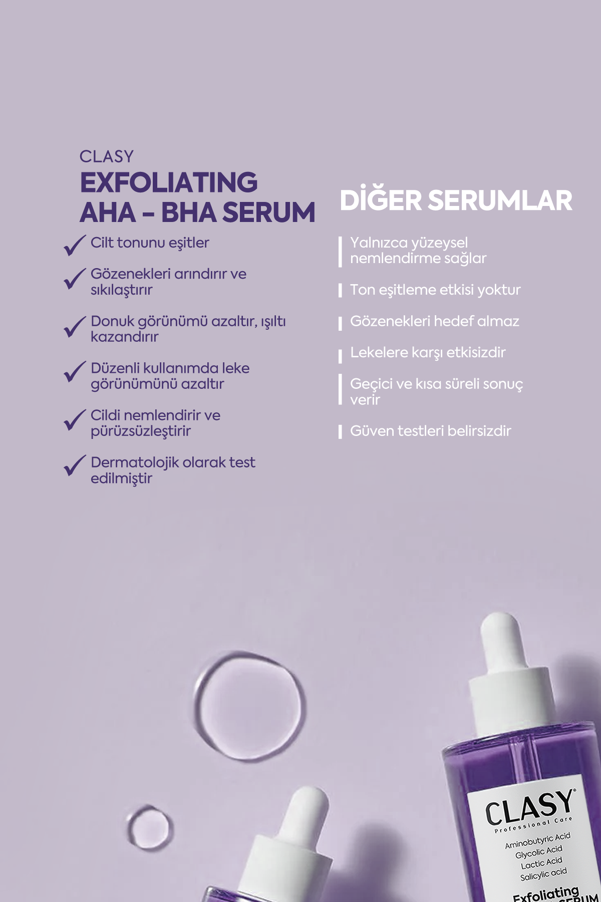 Cilt Tonu Eşitleyici Peeling - مصل التقشير AHA-BHA 50 مل