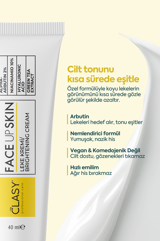 Aydınlatıcı Leke Kremi - FACEUPSKIN® Spot Cream 40 ml