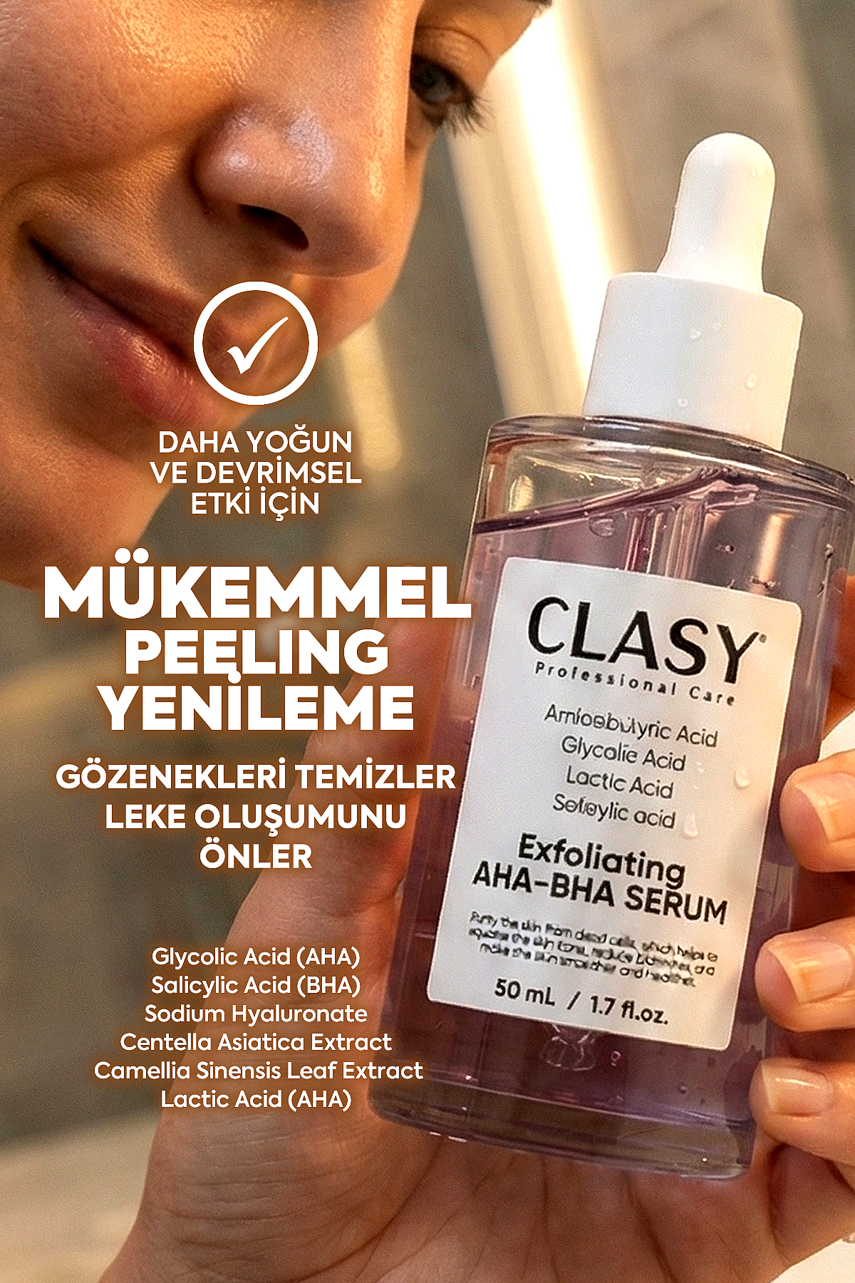 Cilt Tonu Eşitleyici Peeling - مصل التقشير AHA-BHA 50 مل