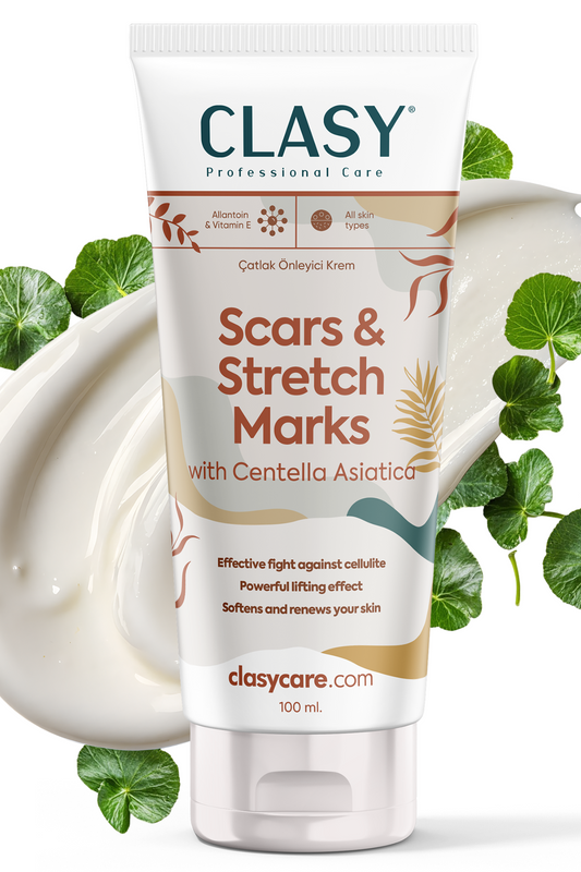 كريم متطور للعناية بمظهر علامات التمدد والندبات مع خلاصة نبات السنتيلا الآسيوية – 100 مل