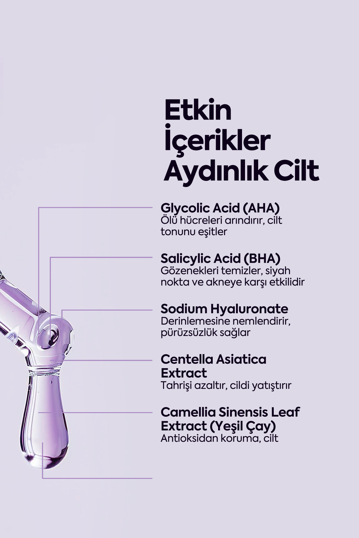 Cilt Tonu Eşitleyici Peeling - مصل التقشير AHA-BHA 50 مل