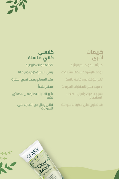 ماسك الطين المضاد للجلد الميت – 100 مل