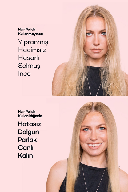 Boyalı veya Her Türlü Saçlar için Saç Cilası - ملمع للشعر بالأعشاب القوية لتنشيط الشعر 250 مل