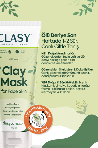 Ölü Deriye Karşı Kil Maskesi - 100 مل
