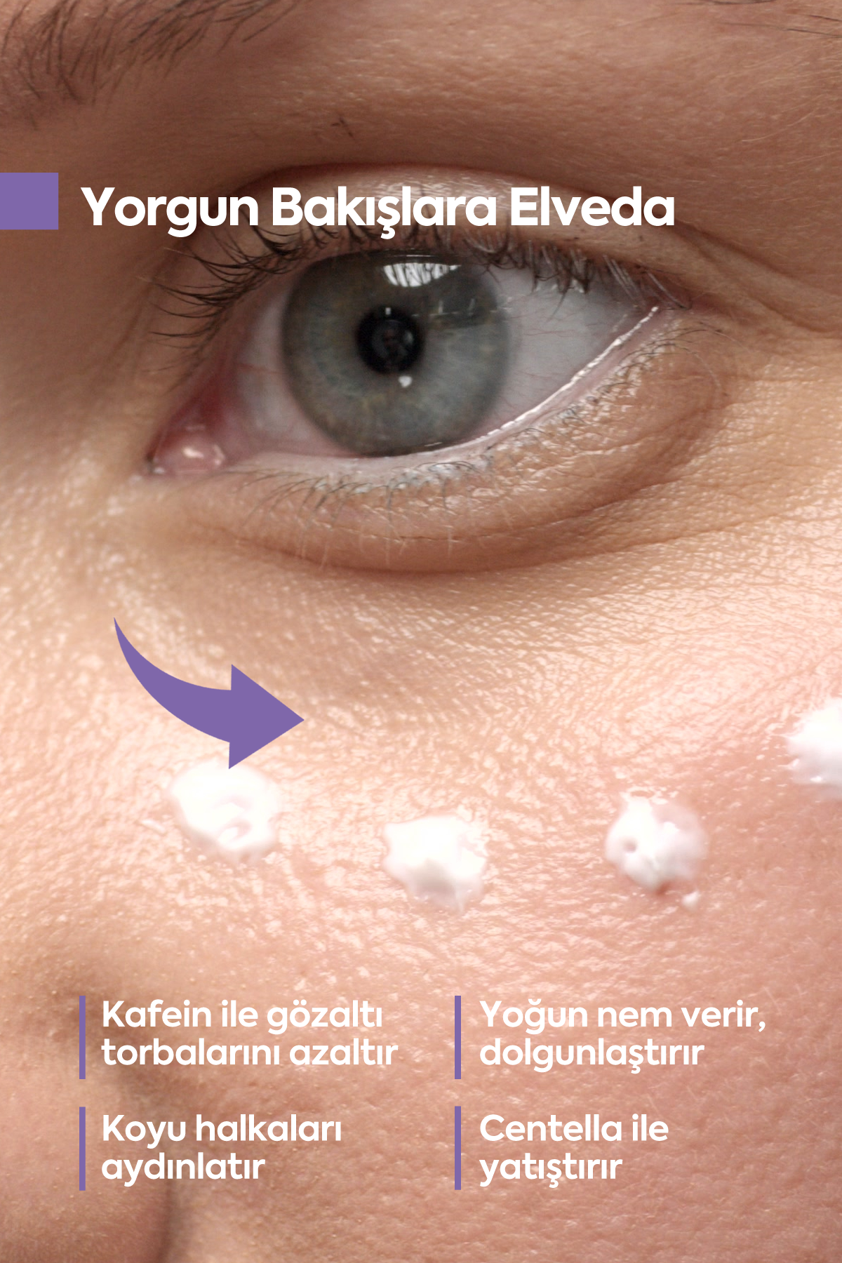 Gözaltı Torbaları ve Koyuluklar için - FACEUPSKIN® Under Eye Cream 40 ml