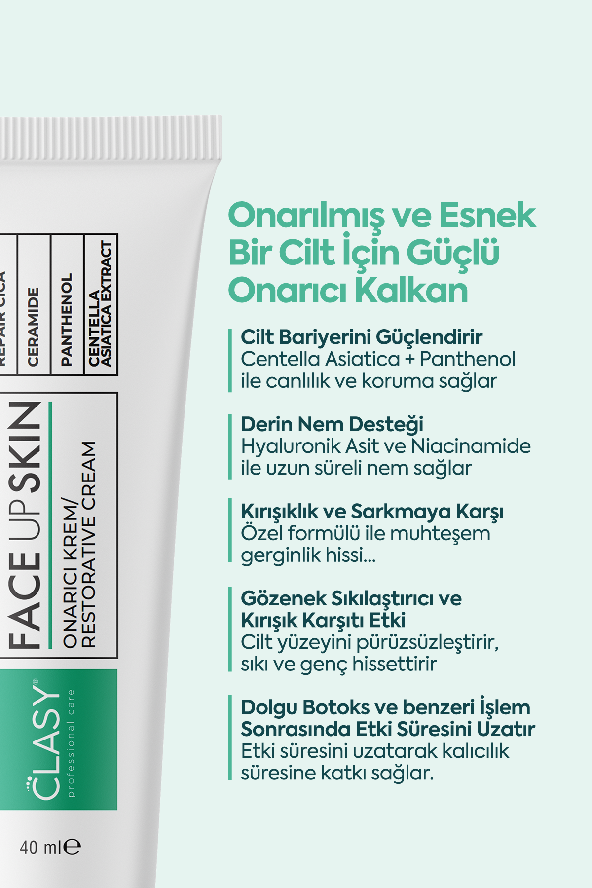 Mükemmel Cilt Onarıcı - كريم FACEUPSKIN® التصالحي 40 مل
