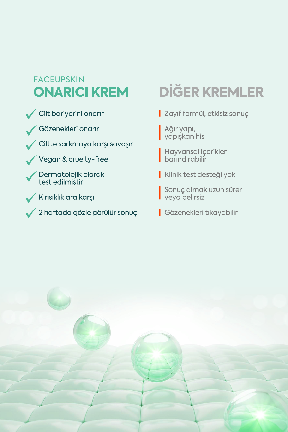 Mükemmel Cilt Onarıcı - كريم FACEUPSKIN® التصالحي 40 مل